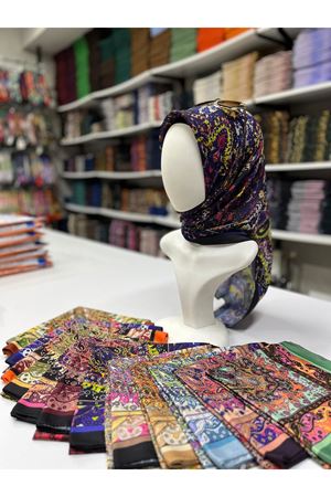 Etnik Desen Soft Eşarp Kod:5917-9