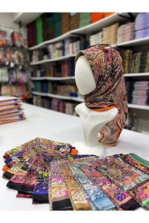 Etnik Desen Soft Eşarp Kod:5917-5