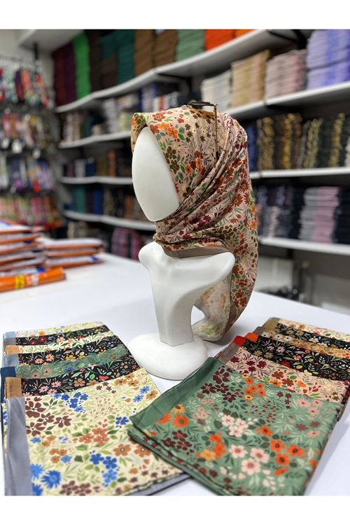Buket Modeli Soft Eşarp Kod:13