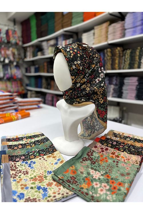 Buket Modeli Soft Eşarp Kod:09