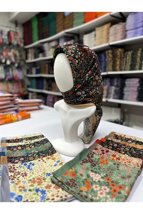 Buket Modeli Soft Eşarp Kod:06