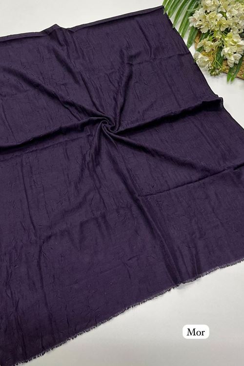 Bambu Kraş Şal Mor