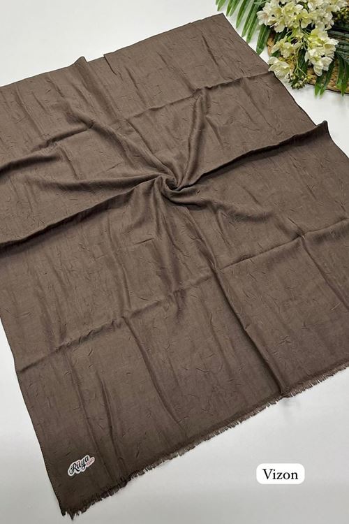 Bambu Kraş Şal Vizon