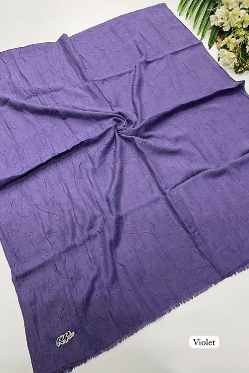 Bambu Kraş Şal Violet