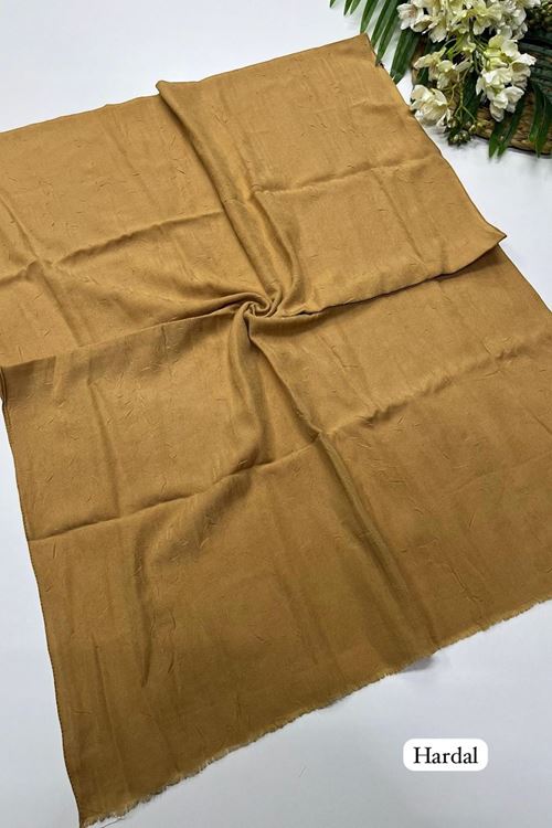 Bambu Kraş Şal Hardal 