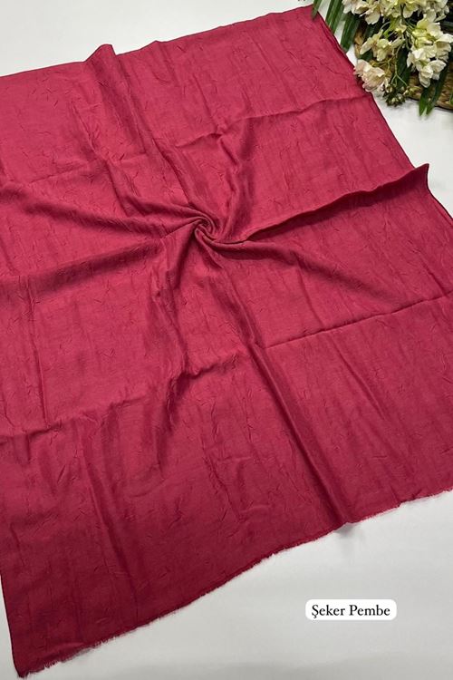 Bambu Kraş Şal Şeker Pembe