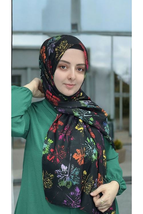  Valens Fresh Koton Şal (Renkli Çınar Yaprağı)