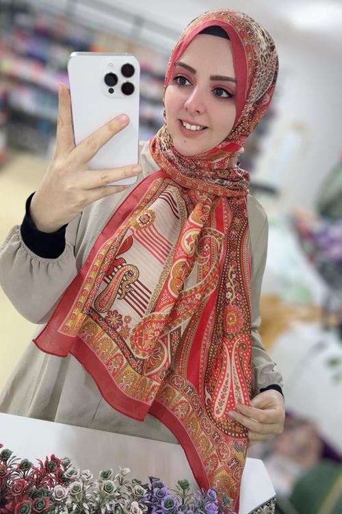 Valens Fresh Koton Şal (Etro Leopar Desenli)