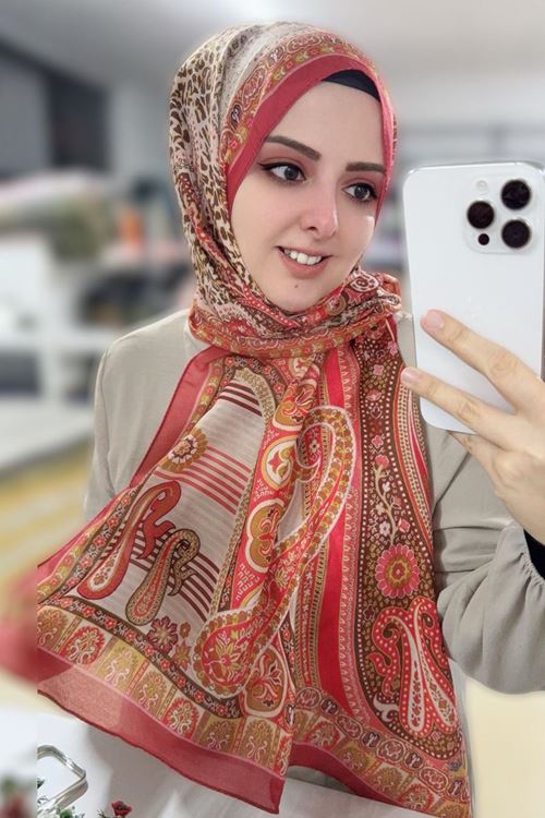 Valens Fresh Koton Şal (Etro Leopar Desenli)