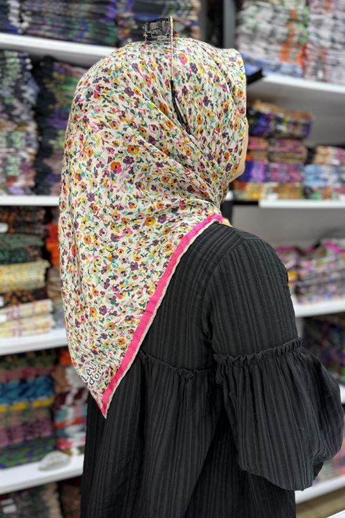 Levidor Kristal Eşarp Çıtır Çiçek Desen