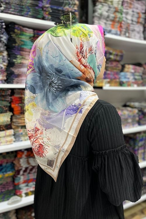 Belinda Digital Twill Eşarp 2555-9