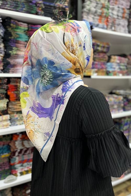 Belinda Digital Twill Eşarp 2555-8