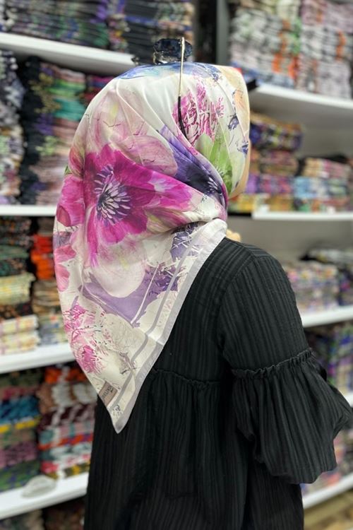 Belinda Digital Twill Eşarp 2555-7