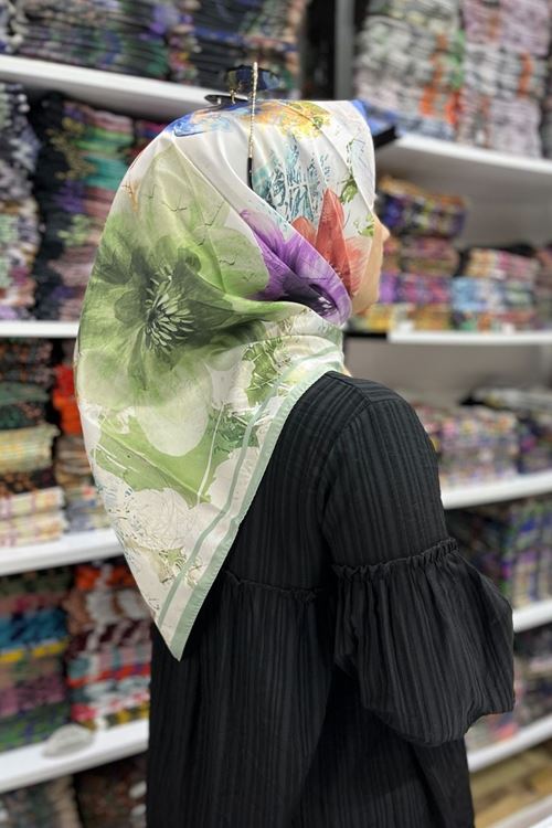 Belinda Digital Twill Eşarp 2555-5