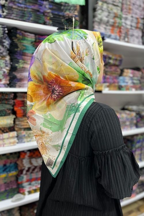 Belinda Digital Twill Eşarp 2555-3