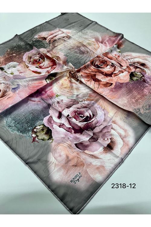 Bonjela Digital İpeksi Eşarp Kod: 2318-12