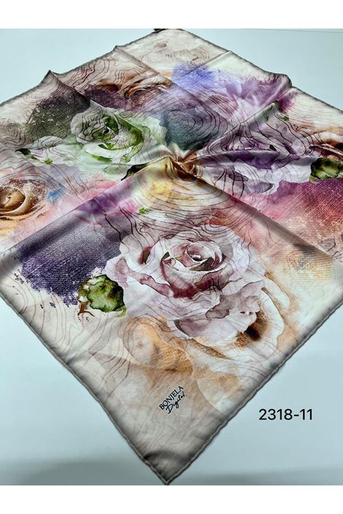 Bonjela Digital İpeksi Eşarp Kod: 2318-11