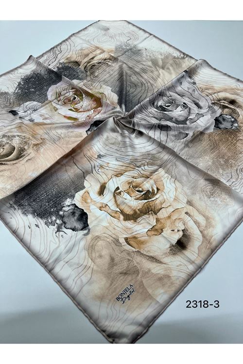 Bonjela Digital İpeksi Eşarp Kod: 2318-3