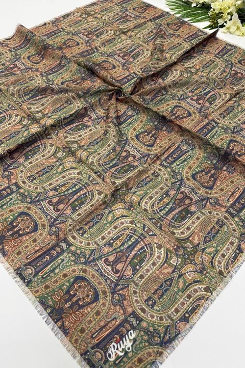 Rüya Koton Eşarp Etnik Desen