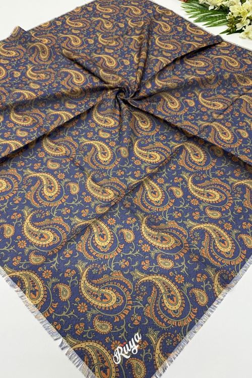 Rüya Koton Eşarp Etnik Desen 