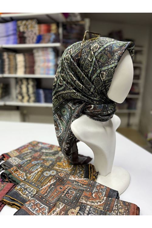 Levidor Kristal Eşarp ( Etnik-Etro) Kod:3150 