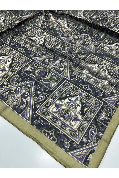 Asel Soft Eşarp (Etnik-Çini Desen)