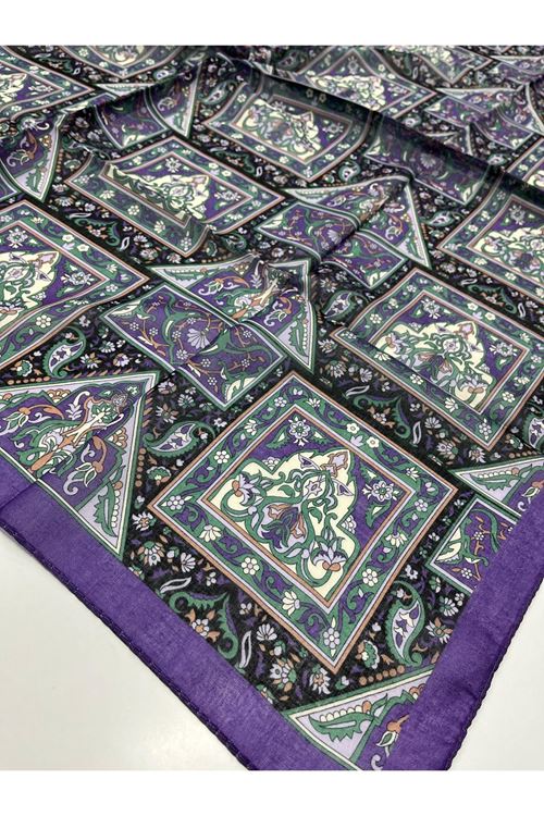 ASEL Soft Eşarp (Etnik-Çini Desen) 