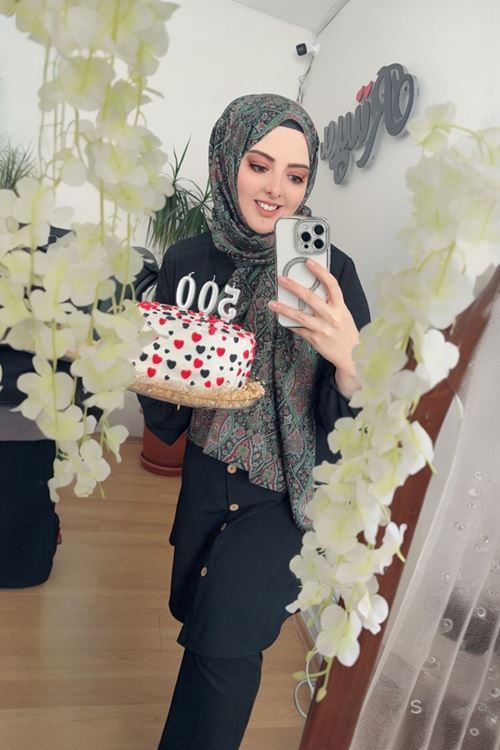 Valens Fresh Koton Şal (Etnik Etro Desen)