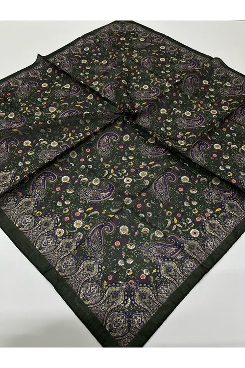 Asel Soft Eşarp (Etnik-Çiçek Desen) 