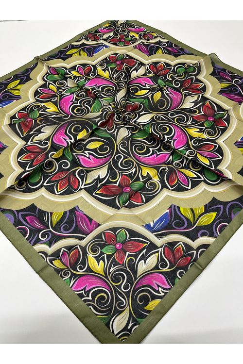 Asel Soft Eşarp (Çiçek Desen)   