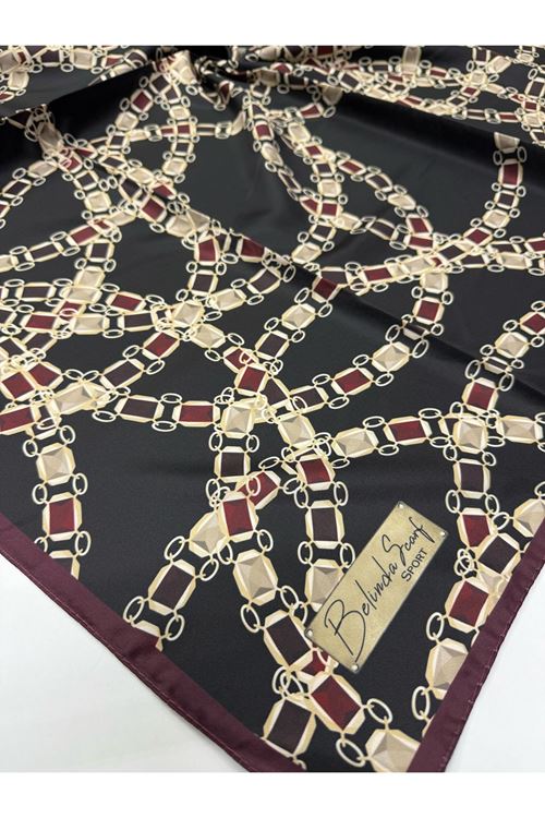 Belinda Scarf Twill Eşarp (Zincir Desen)