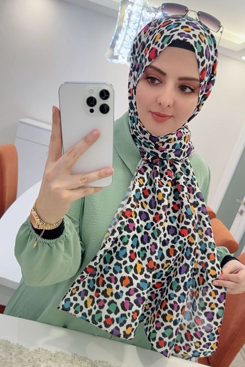 Valens Fresh Koton Şal (Leopar Modeli)