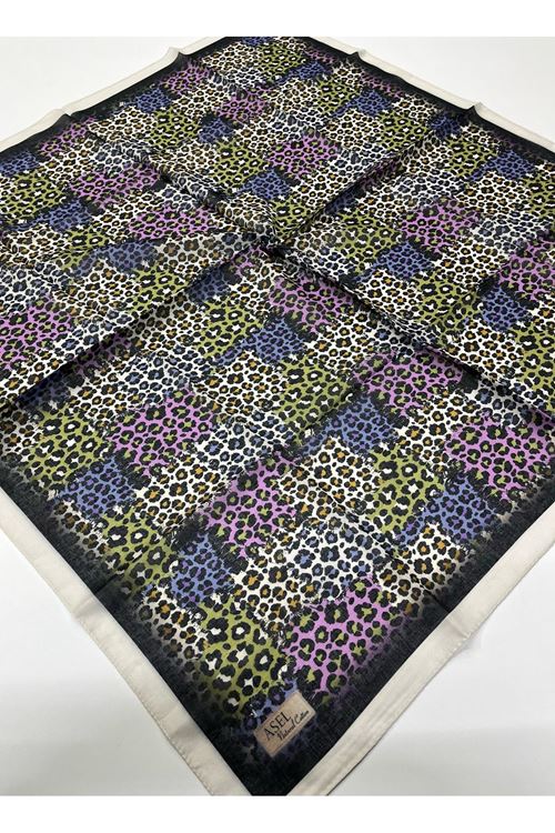 Leopar Desen Soft Eşarp  