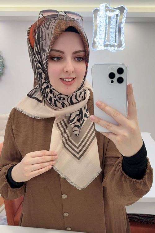 Rüya Koton Eşarp Zeren Modeli