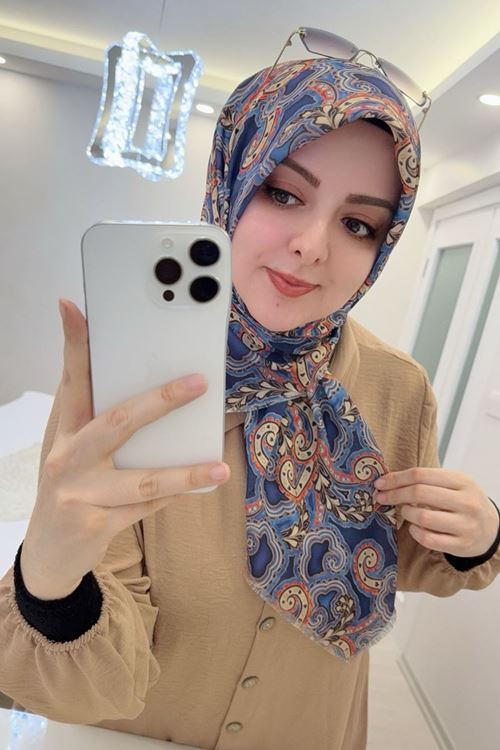 Rüya Koton Eşarp Peran Modeli  