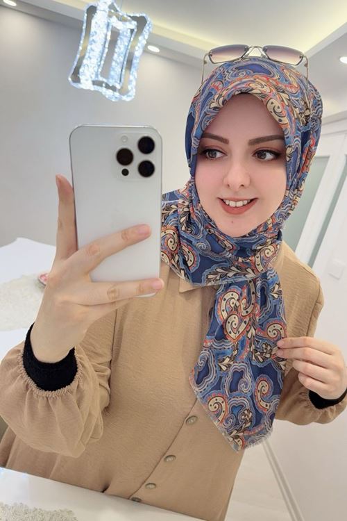 Rüya Koton Eşarp Peran Modeli  