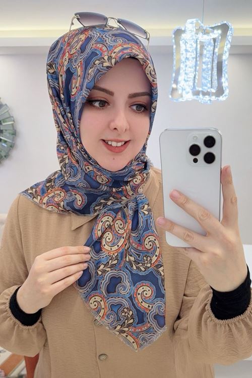 Rüya Koton Eşarp Peran Modeli  