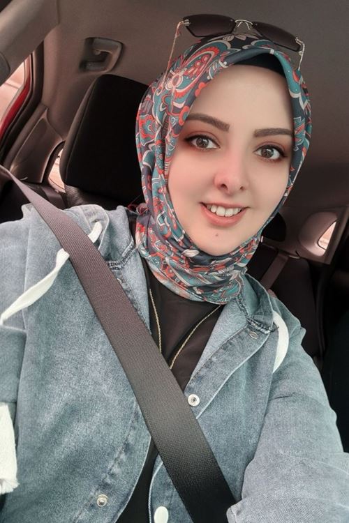 Rüya Organik (Fresh) Soft Eşarp  (zemin lacivert)