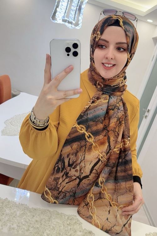 Valens Fresh Koton Şal (Sarı Zincir)