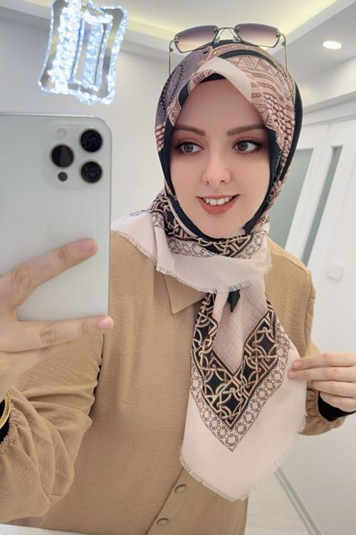 Rüya Koton Eşarp  Neysim Modeli