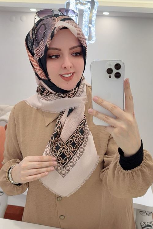 Rüya Koton Eşarp  Neysim Modeli