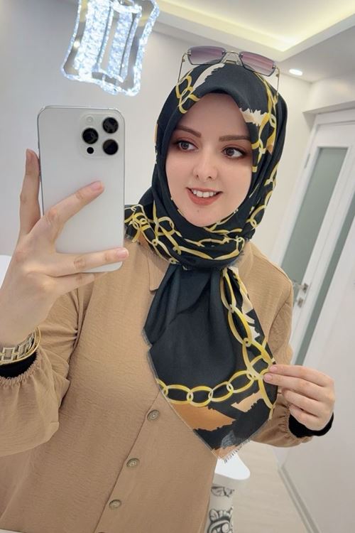 Rüya Koton Eşarp Zincir Modeli