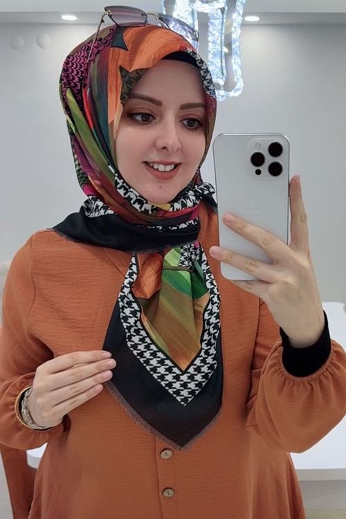 Rüya Koton Eşarp  Kazayağı