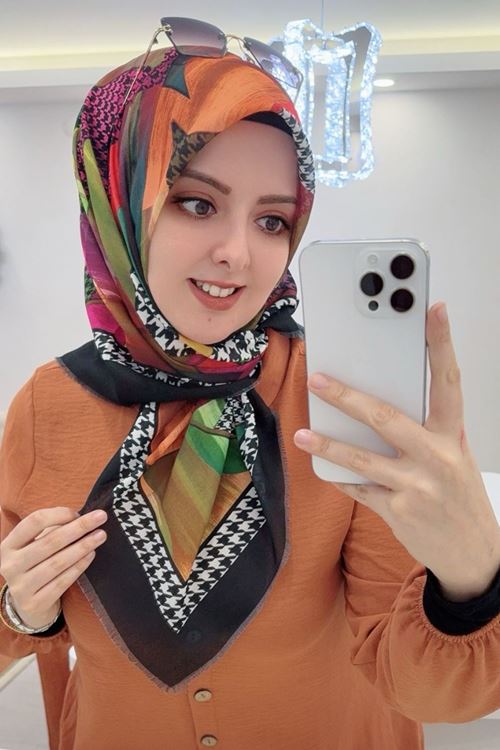 Rüya Koton Eşarp  Kazayağı