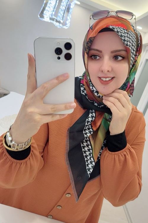 Rüya Koton Eşarp  Kazayağı