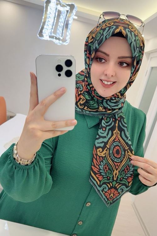 Rüya Koton Eşarp Feris Modeli 