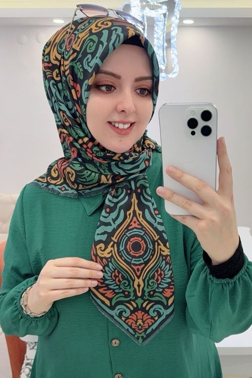 Rüya Koton Eşarp Feris Modeli 