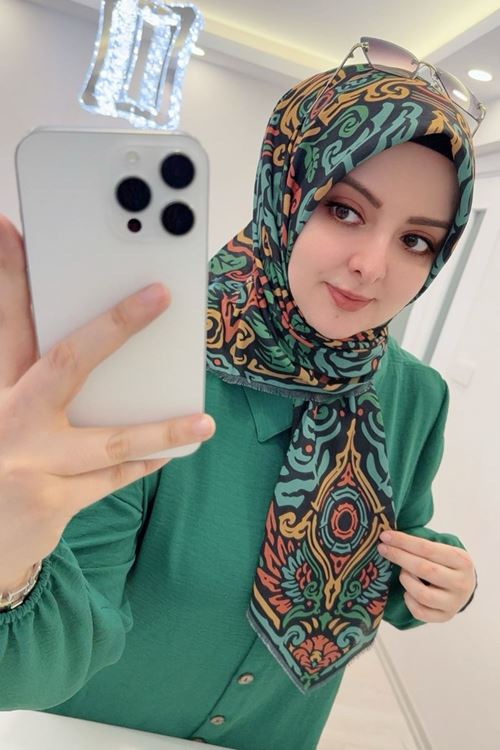 Rüya Koton Eşarp Feris Modeli 