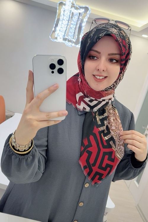 Rüya Koton Eşarp Evsa Modeli 