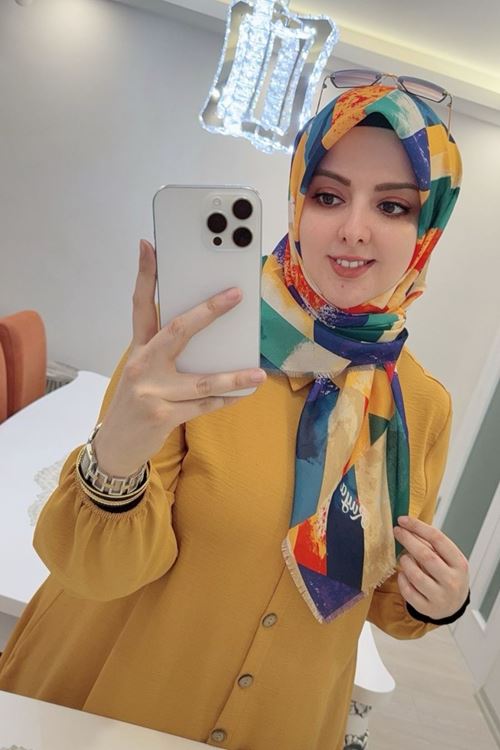 Rüya Koton Eşarp Bulut